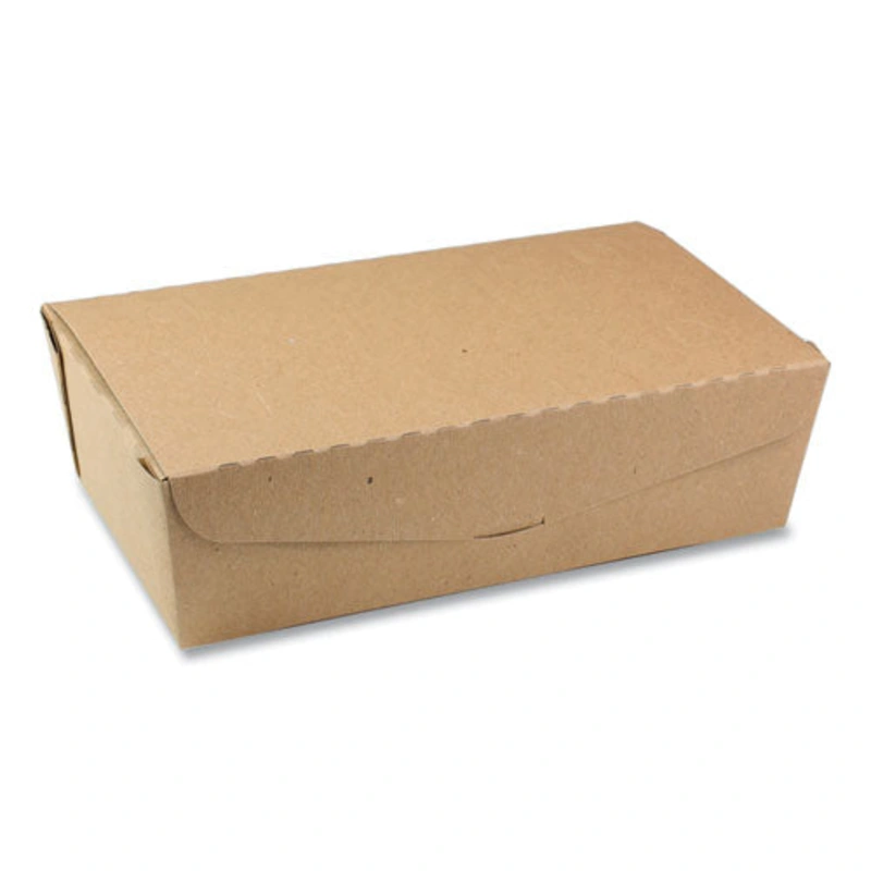 PACTIV Earthchoice Onebox Paper Box, 77 Oz, 9 X 4.85 X 2.7, Kraft, 162-carton