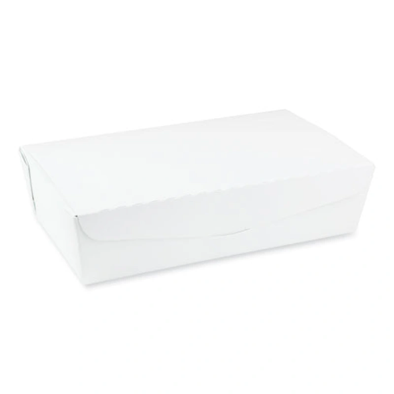 PACTIV Earthchoice Onebox Paper Box, 77 Oz, 9 X 4.85 X 2.7, White, 162-carton